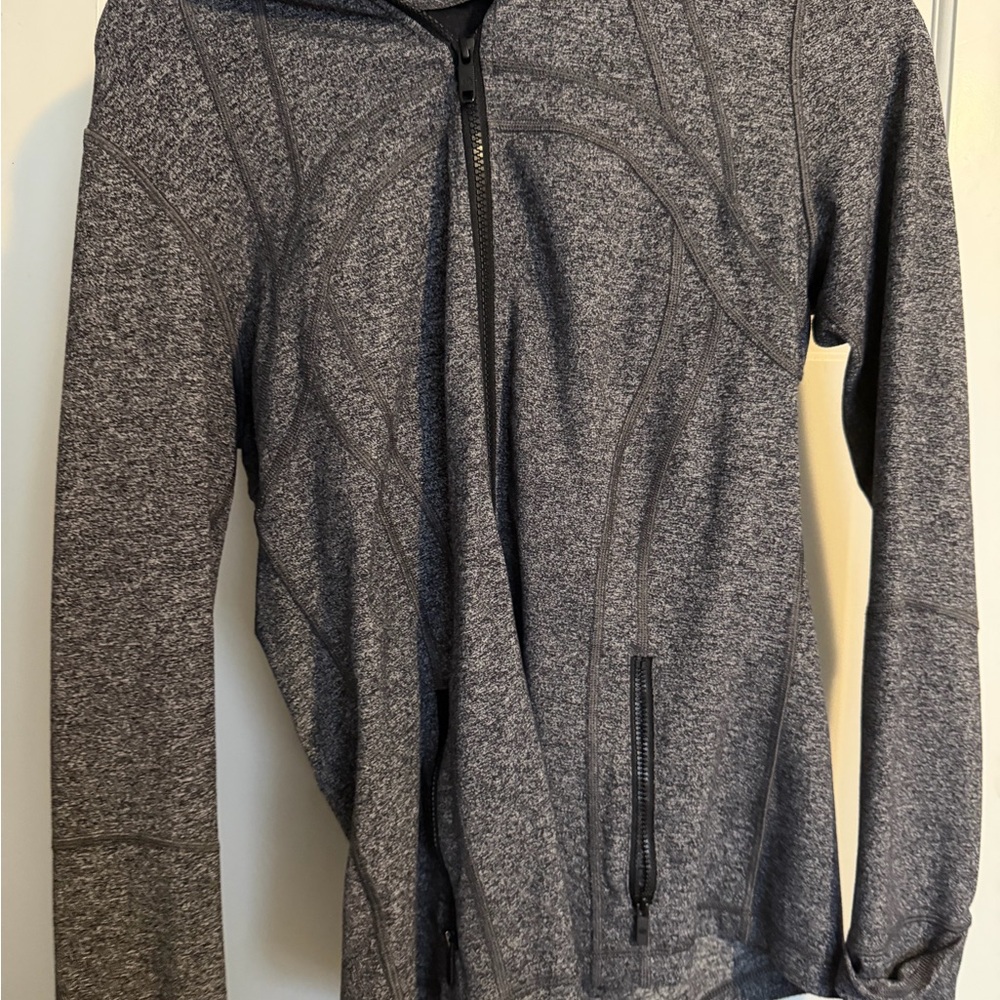 Lululemon Gray Zip-Up Athletic Jacket